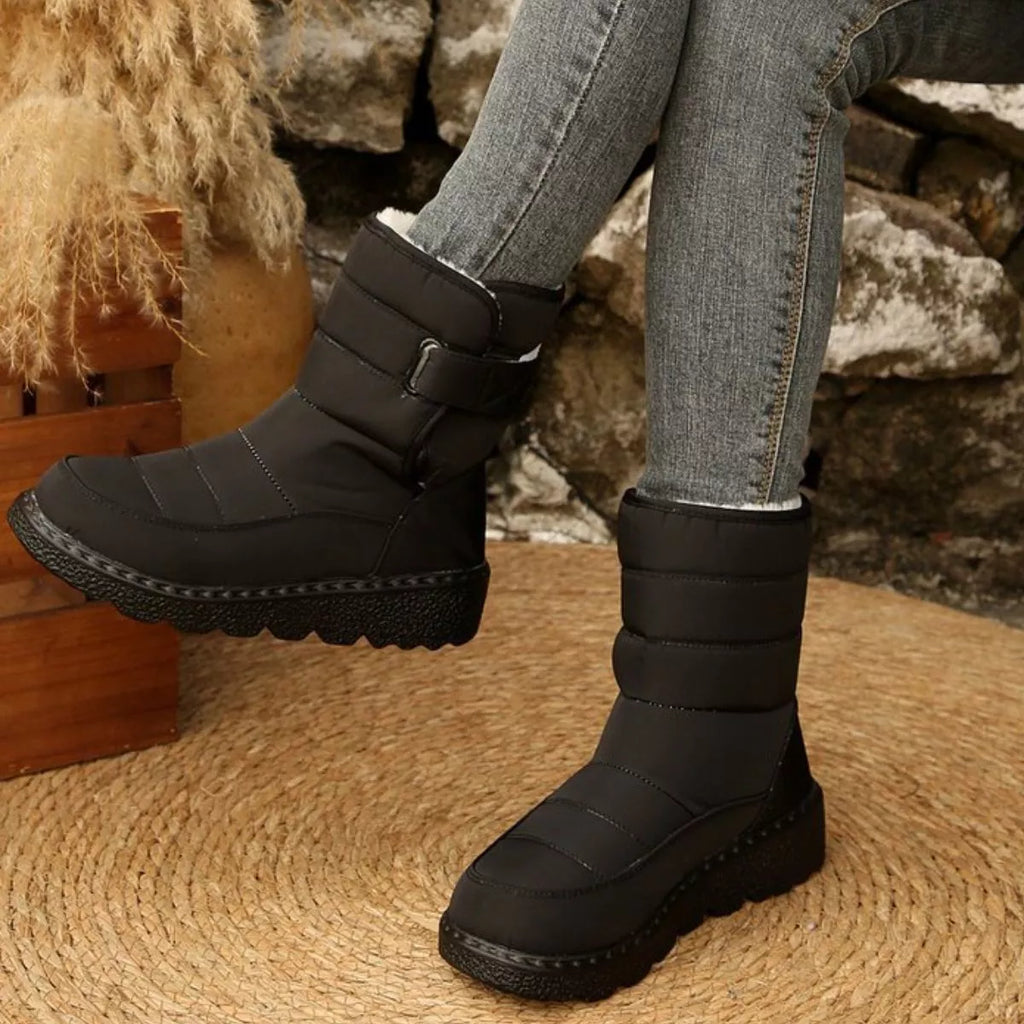 Bottes de neige imperméables et chaudes