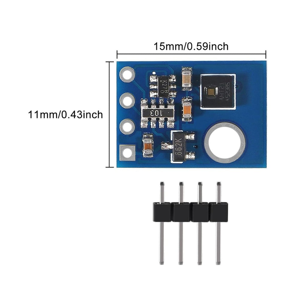 AHT21 Hochpräzises digitales Temperatur-Feuchtigkeitssensor-Messmodul I2C-Kommunikation