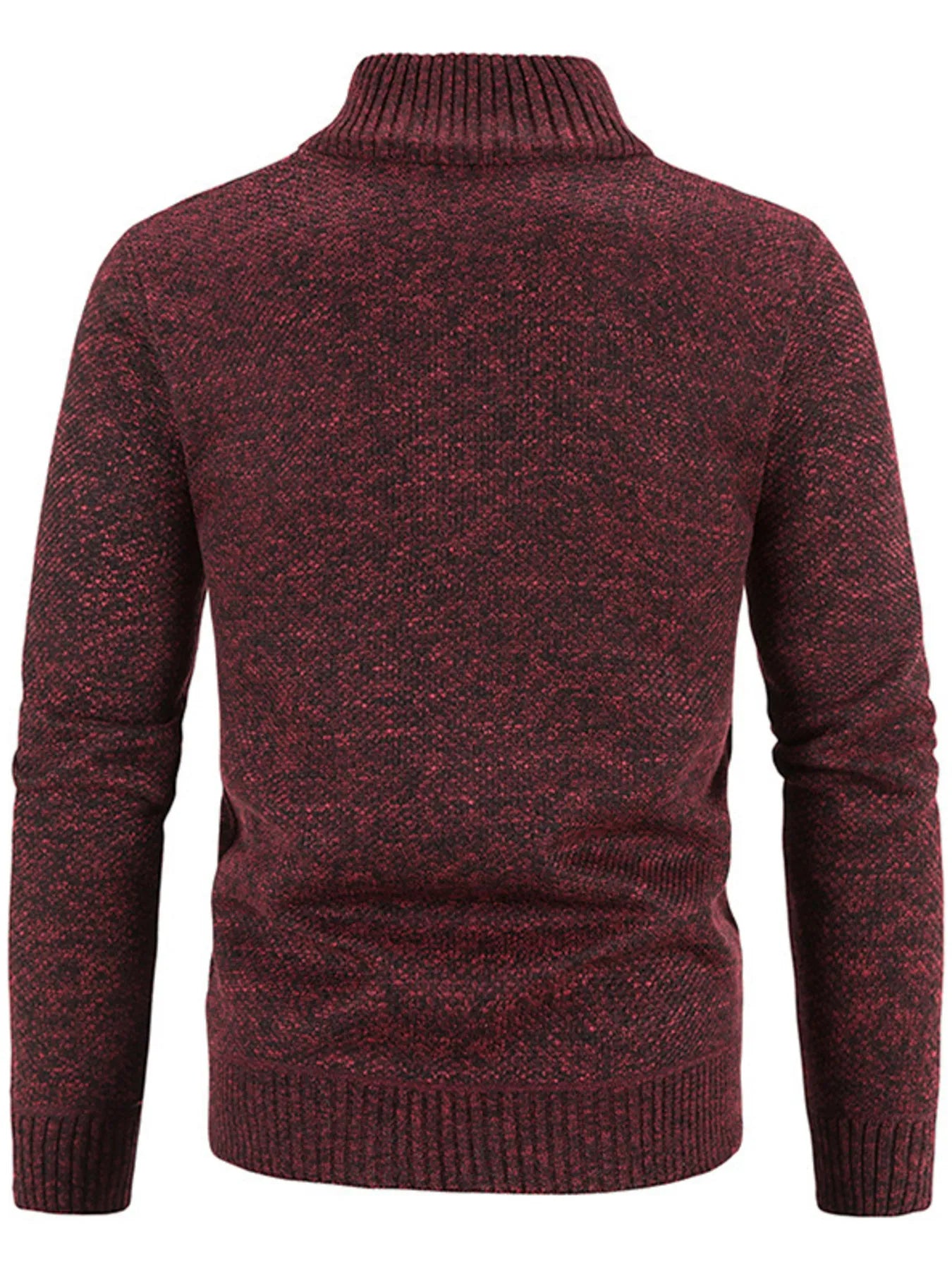 Herren Strickjacke mit Reißverschluss, Übergröße, Langarm