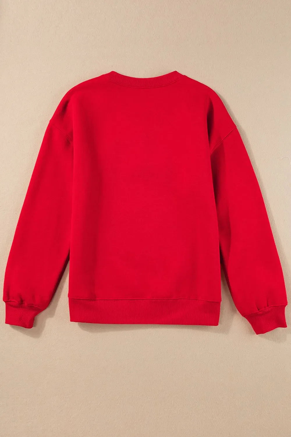 Valentinstag XOXO Rundhals-Sweatshirt mit überschnittenen Schultern
