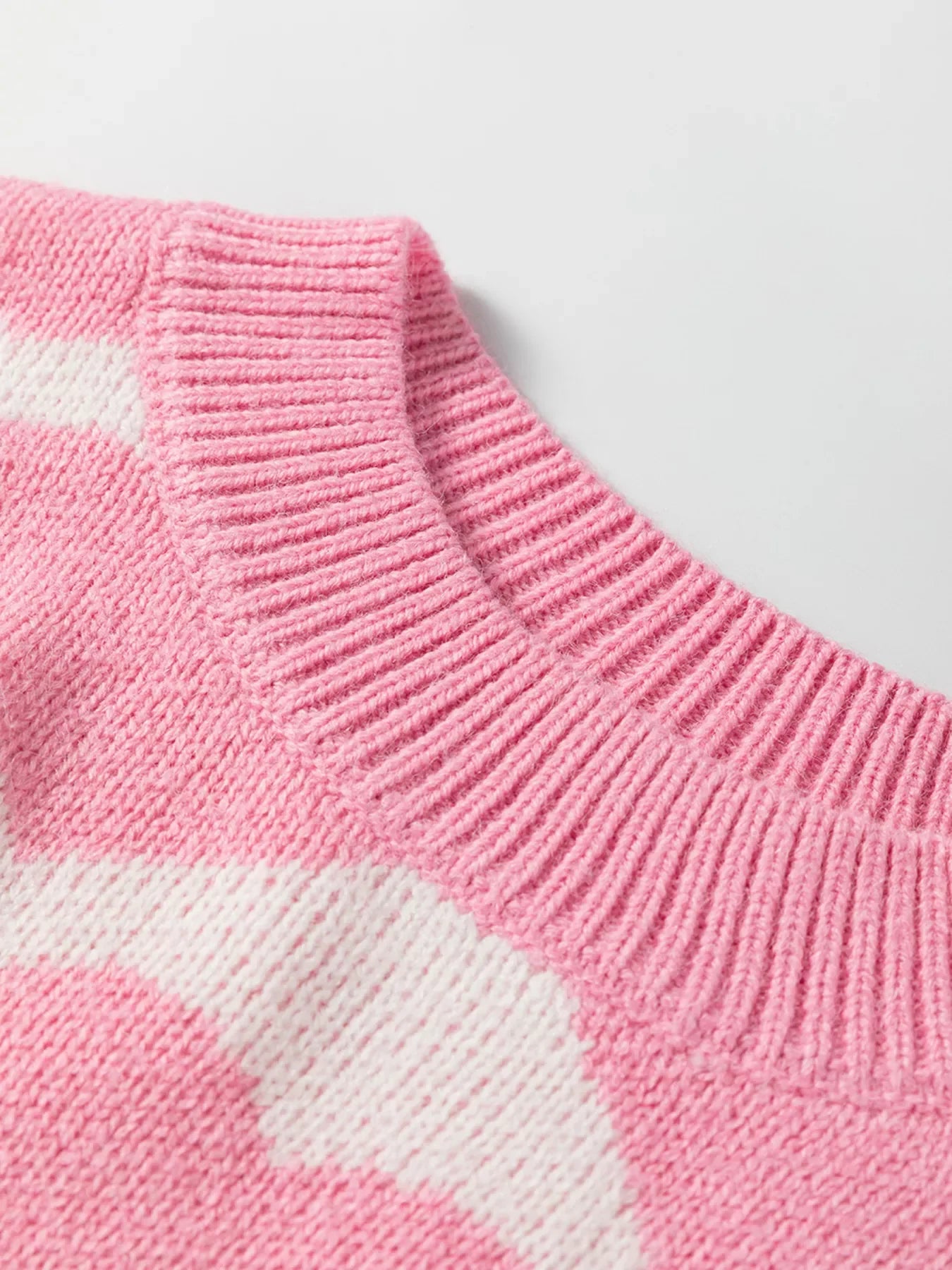 Pull Col Rond Cœur Saint Valentin