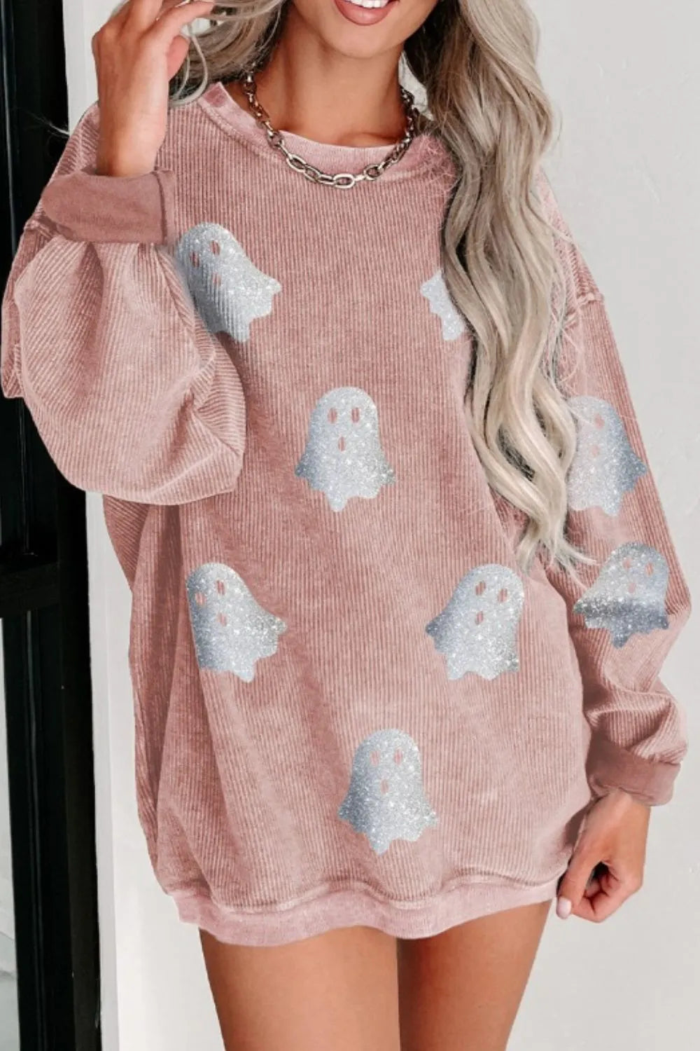 Sweat-shirt Oversize Col Rond Ghost