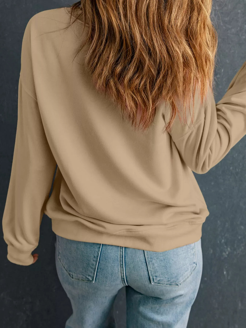 Halloween Floral Kürbis Grafik Oversized Sweatshirt