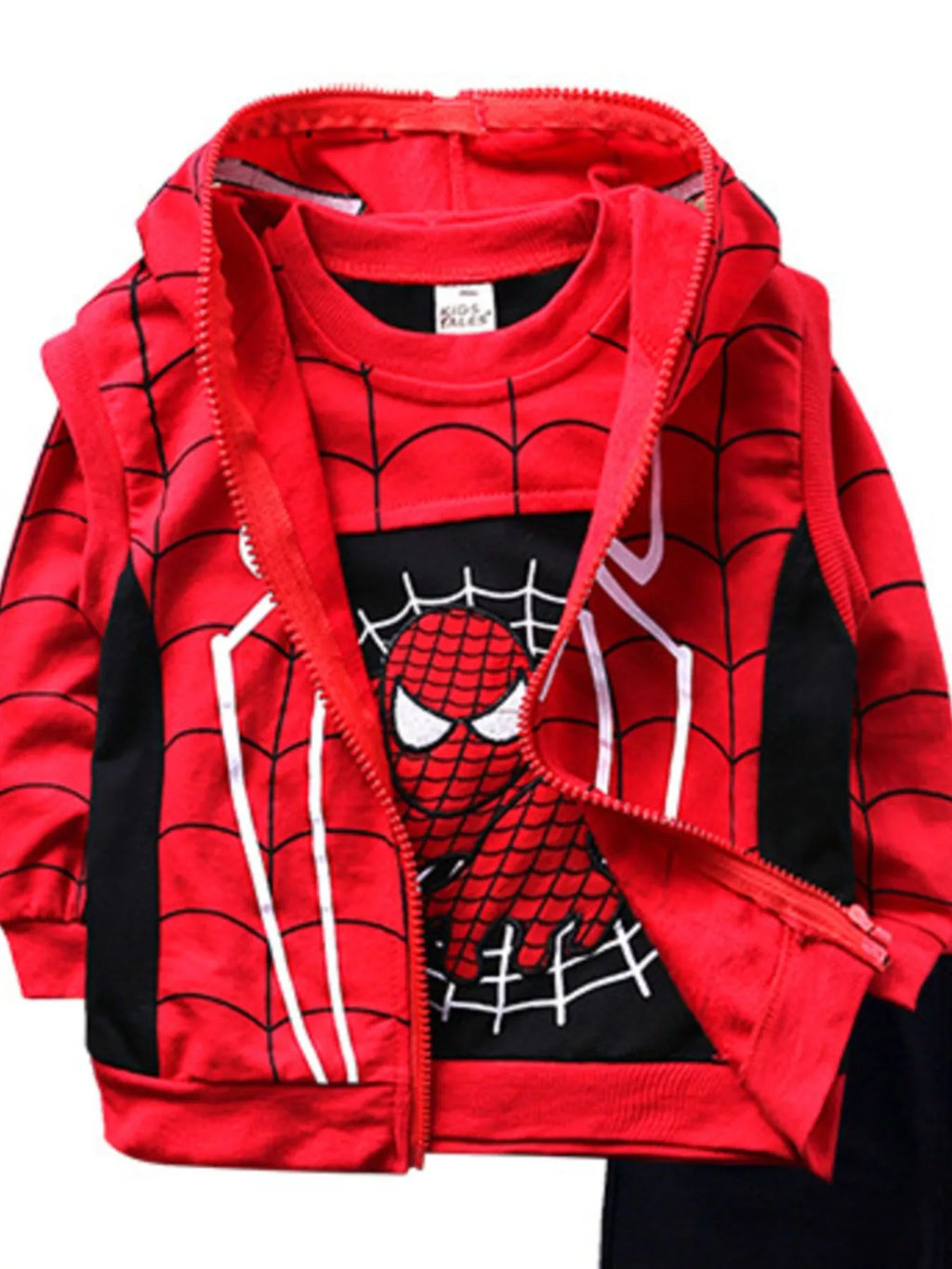 Kinder Spiderman 3-teiliges Outfit-Set