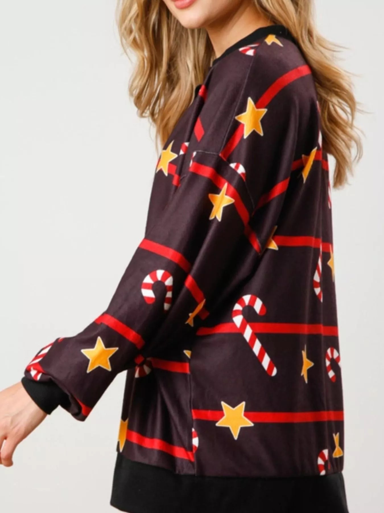 Ensemble de pyjama de Noël manches longues et pantalon
