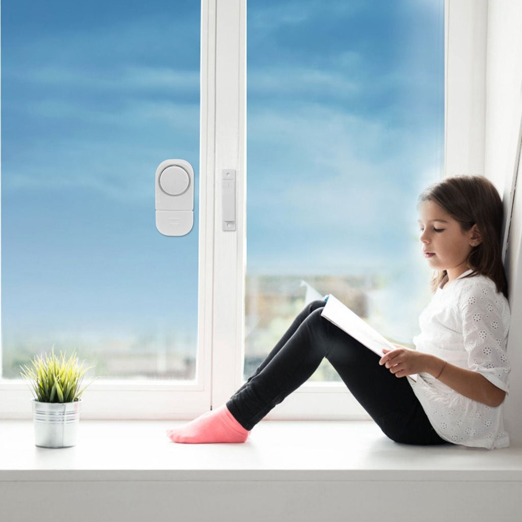 Drahtlose Fenster-Tür-Magnetalarme Magnetsensor-Sicherheitsalarmanlage für Kindersicherheit