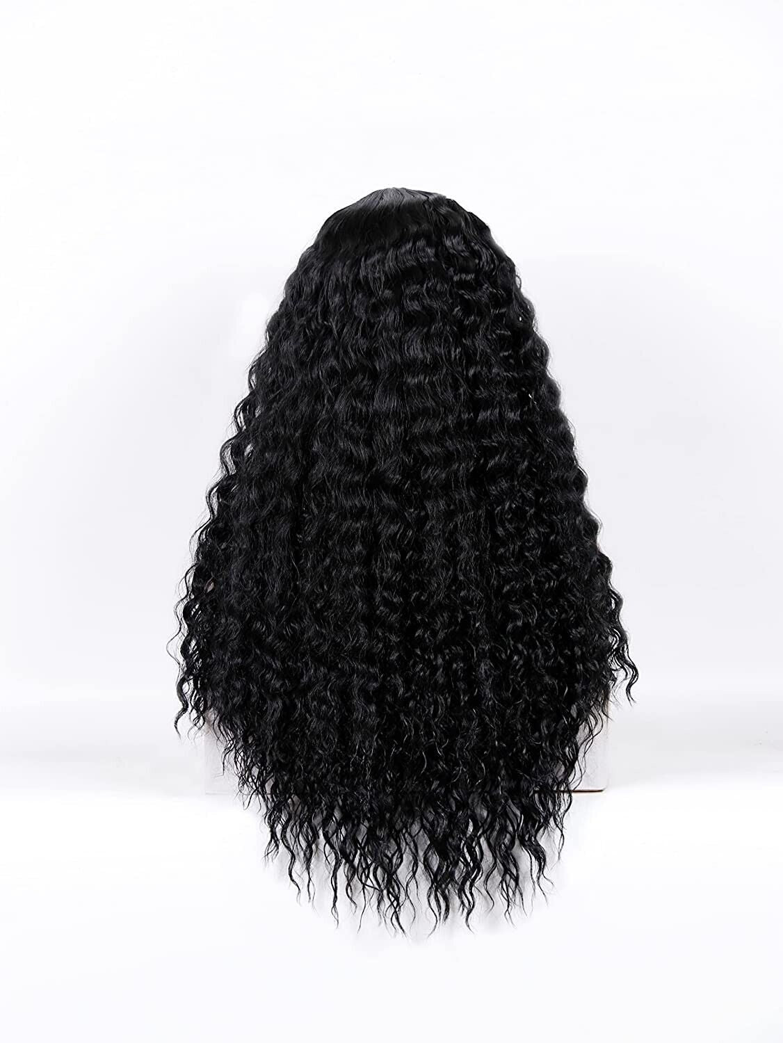 Perruque Avant de Cheveux AA Femmes Brésiliennes Cheveux Humains Longs Frisés Ondulés Perruques en Dentelle US 2023