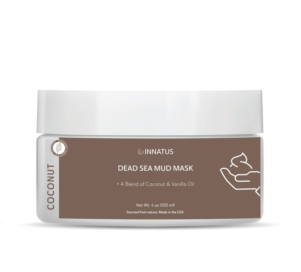 Totes Meer Schlamm Maske mit Agaven-Kokosöl – 120ml Entgiftende & Hydrierende Gesichtsmaske – Reinigt die Haut & Kontrolliert Akne, während sie mit Kokos-Agavenöl nährt
