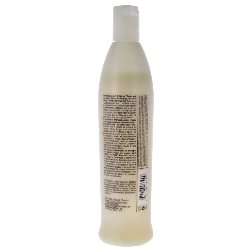 Sensories Brilliance Pflegespülung von Rusk für Unisex – 400 ml Spülung