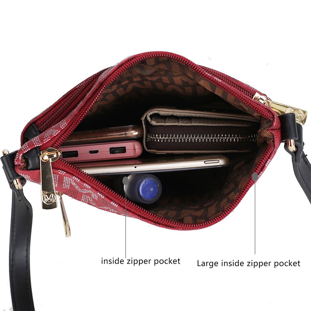 MKF Collection Lemuel M Signature Crossbody by Mia K.