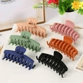 6er-Pack Große Klauenclips 10,9 cm Riesige Matte Haarkrallen für Frauen und Mädchen 6 Farben Große Haarspangen Starker Halt