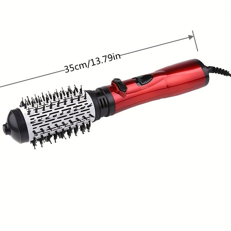 2-in-1 Elektrischer rotierender Lockenkamm und Haartrockner für Salon-Qualität-Styling zu Hause