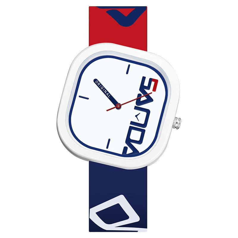 Neue Silikon-Quadrat-Mode-Trend Wasserdichte Uhr