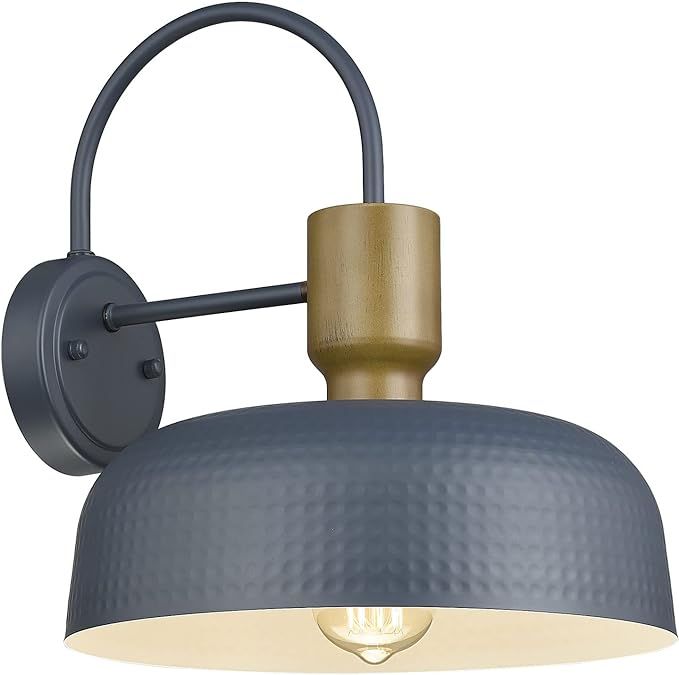 Outdoor Schwanenhals-Stallleuchte – Blau