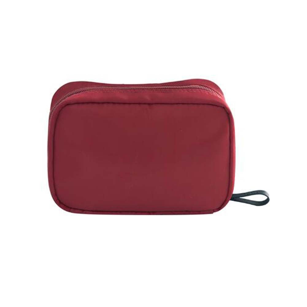 Kulturbeutel schlicht, kleine Kosmetiktasche, tragbare Reise-Schminktasche