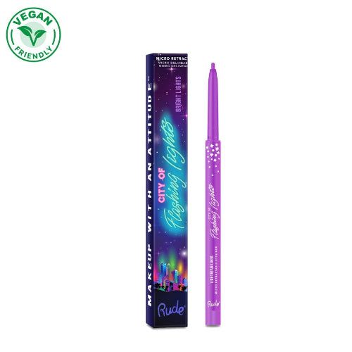 RUDE City of Flashing Lights Micro Eyeliner Rétractable