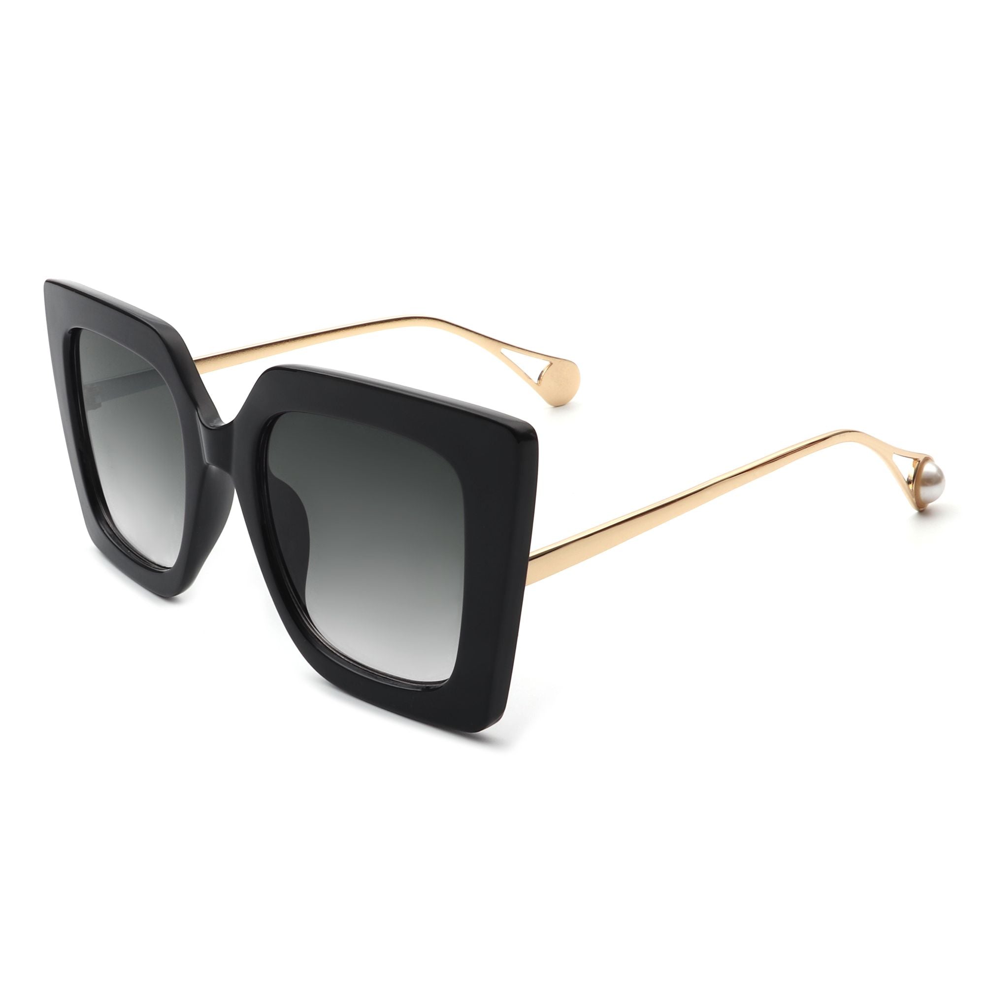 Damen-Luxus-Sonnenbrille im quadratischen Verlauf