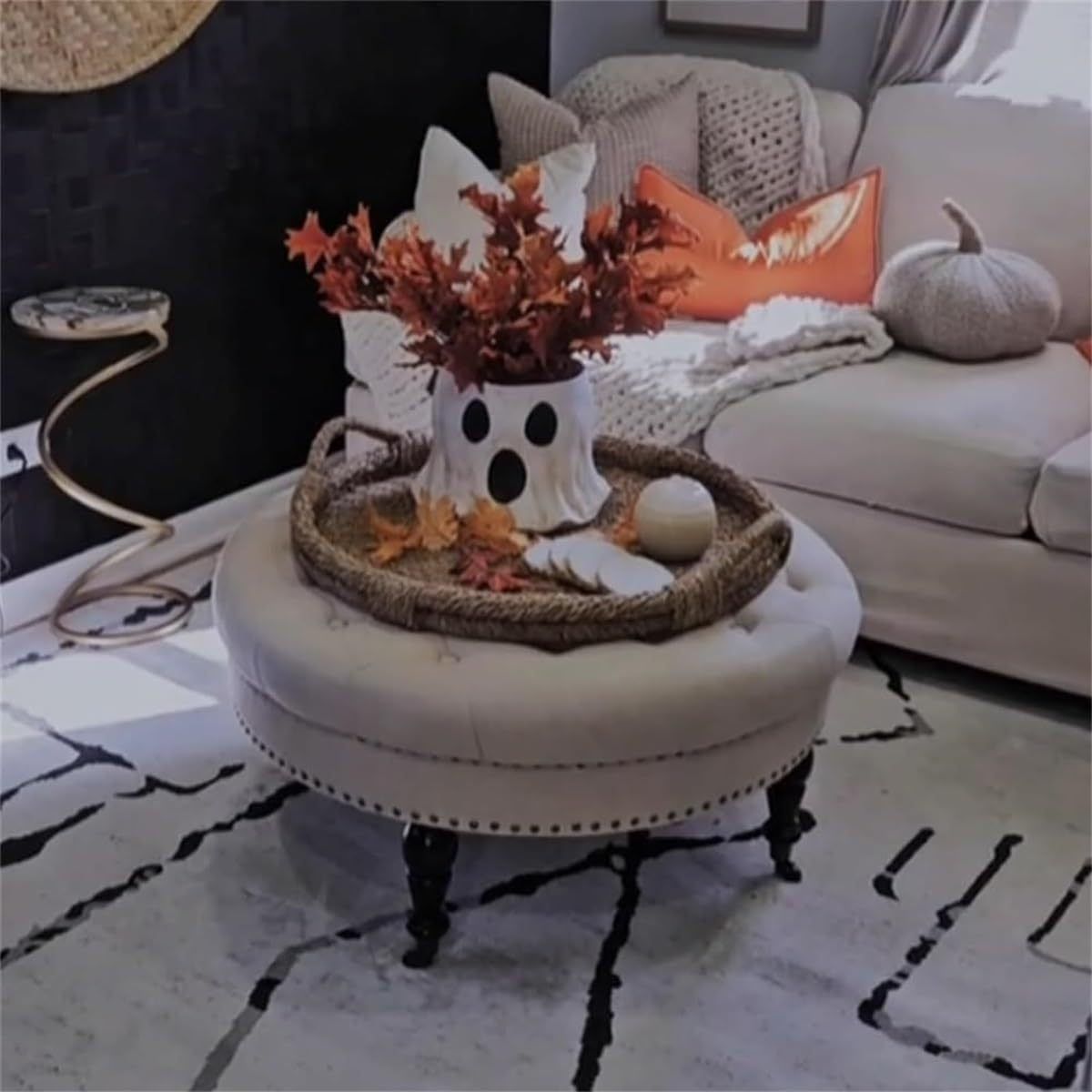 1 Stück Harz Geist Eimer Vase, niedlicher Virus Geist Eimer, Weihnachtsdeko für Haus & Küche