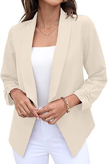 Frühlings- und Herbstanzug für Damen, bügelfreier Freizeitanzug, Oberteil, Berufsbekleidung für Damen