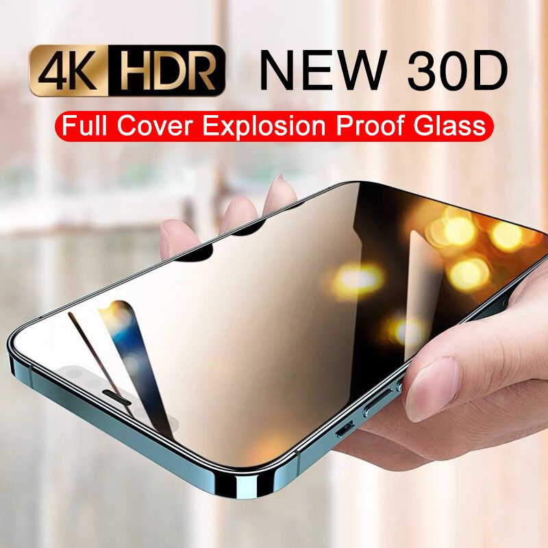 3 Stück 30D Vollschutz-Panzerglas für iPhone 13 12 11 14 PRO MAX X XR Displayschutzfolie iPhone 6 7 8 14 Plus Tempered Glass Film