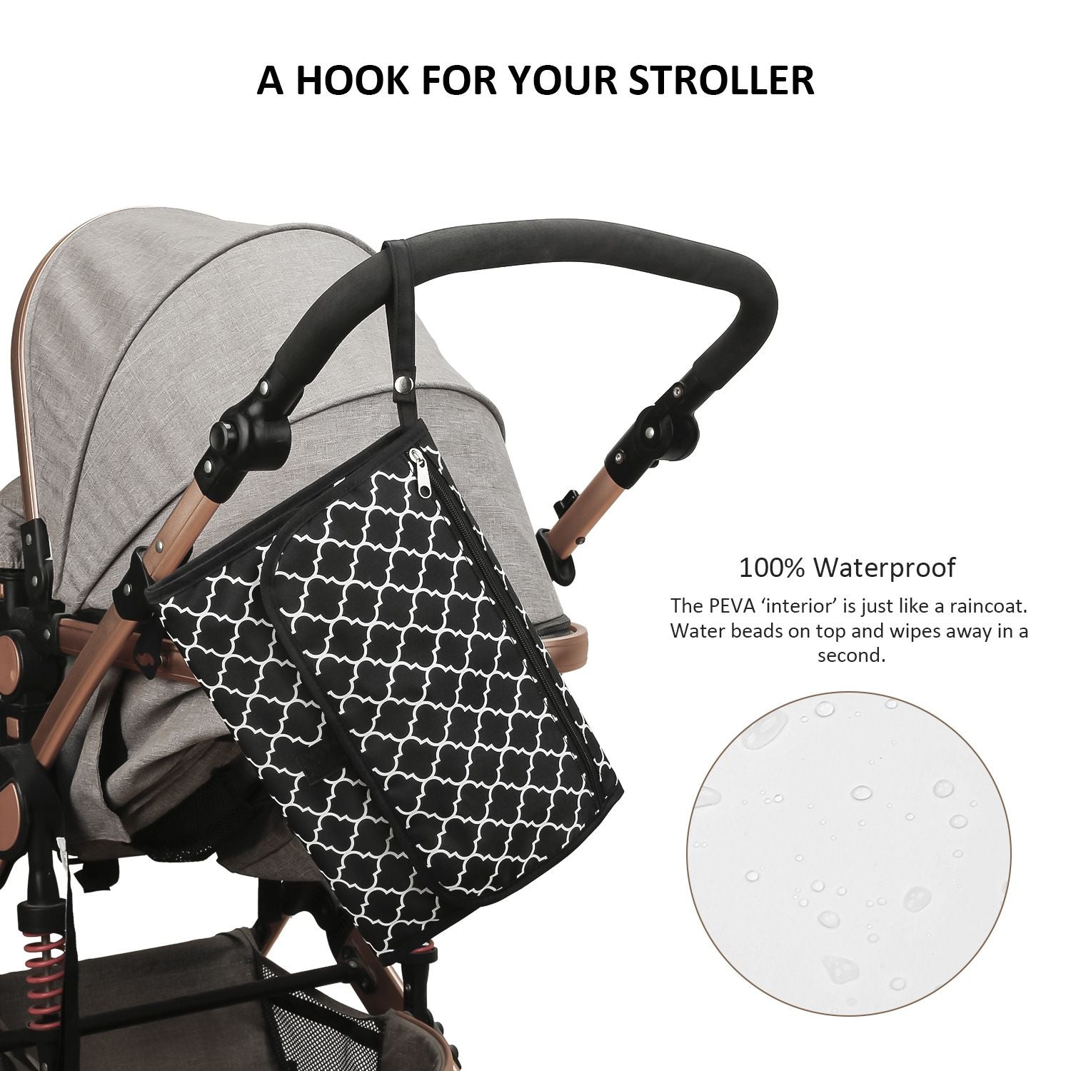 Wickelunterlage für Babys, Mutter-Kind-Reise-Wickelunterlage, tragbar, wasserdicht, multifunktional, Feuchttücher-Tasche, Wickeltaschen-Zubehör