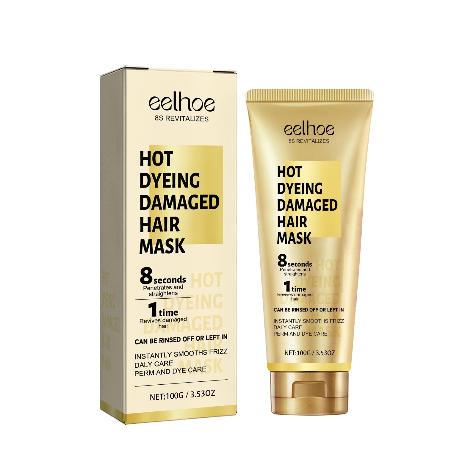 EELHOE Keratin Haarpflegecreme Haarpflege für trockenes und strapaziertes Haar Feuchtigkeitsspendende und glättende Haarpflegecreme