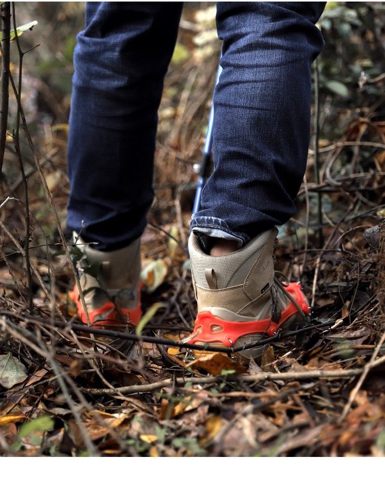 1 Paar Outdoor Eiskralle rutschfeste Überschuhe Wanderschuhkette Edelstahl rutschfester Schnee Klettern Anti-Sturz Schuhketten