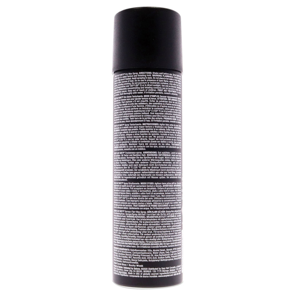 Style Sexy Hair Play Dirty Dry Wax Spray de Sexy Hair pour unisexe - Vaporisateur de 136 g