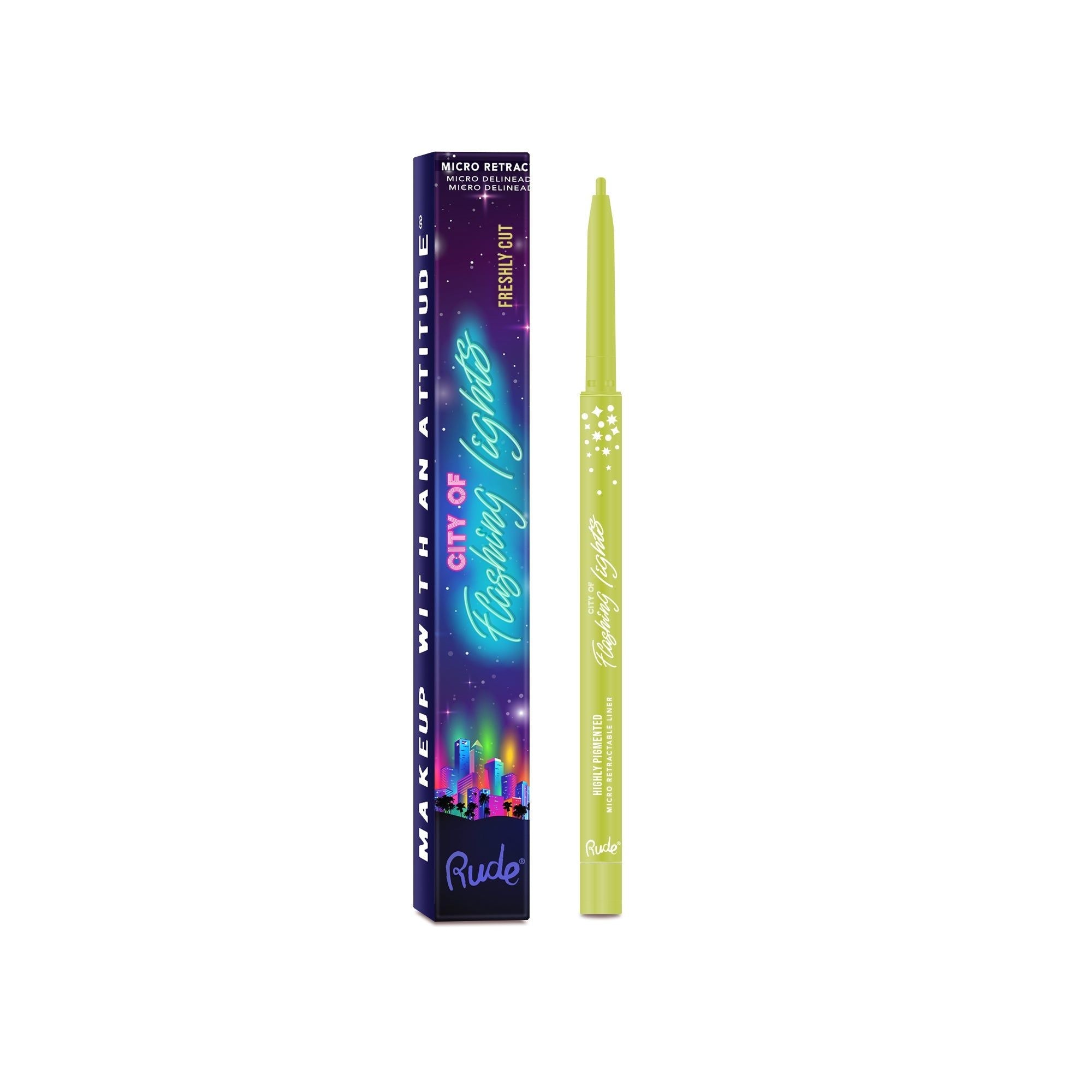 RUDE City of Flashing Lights Micro Eyeliner Rétractable