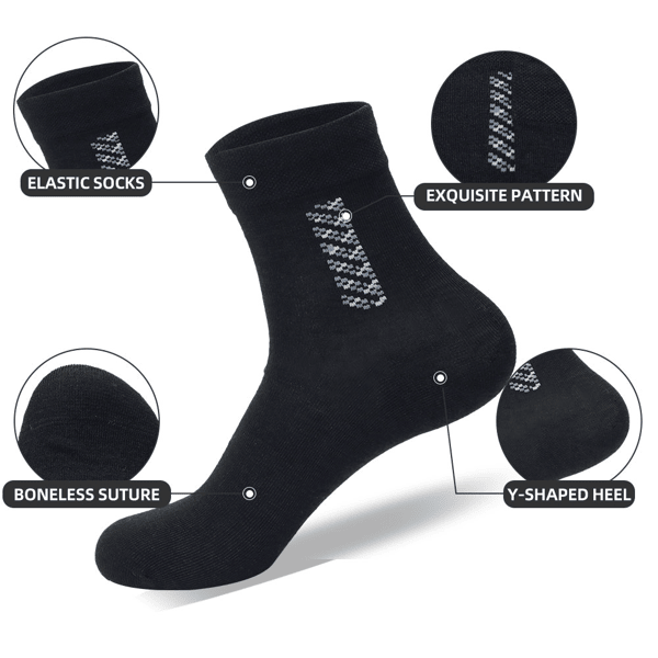 Men's & Women's Cotton Crew Socks, Multiple Styles and Colors, Soft, Breathable, for Casual or Sports Wear(Twelve pairs)