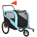 Haustier-Kinderwagen - 2-in-1 Großer Hundeanhänger & Kinderwagen Combo mit Sicherheitskupplung Schnellspannrädern Fußstütze Haustier Fahrradanhänger