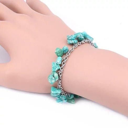 Bracelet et chaîne de cheville Muse Plage Turquoise