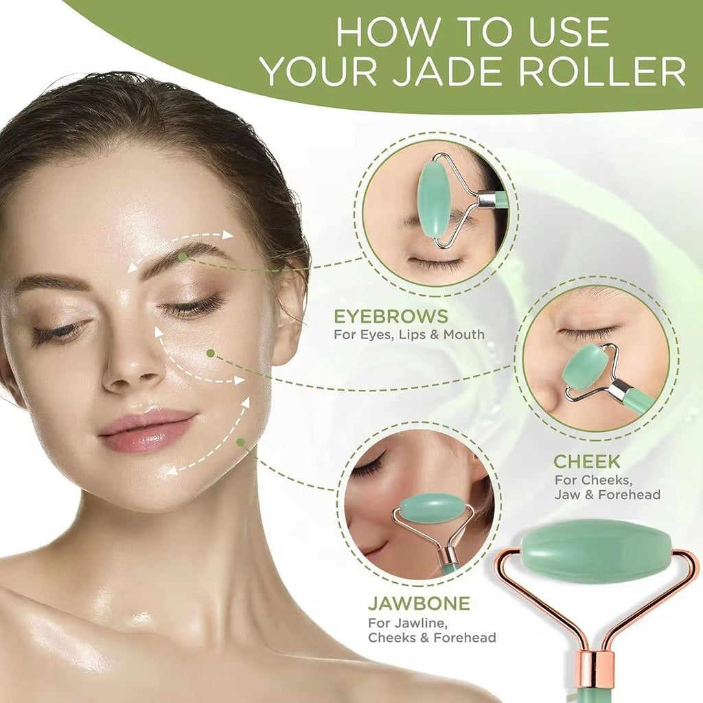 Gua Sha Planche 2PCS Pierre de massage pour le visage et le corps Rouleau de massage pour le grattage en résine naturelle Grattoir pour lifting du visage et massage anti-rides pour le cou