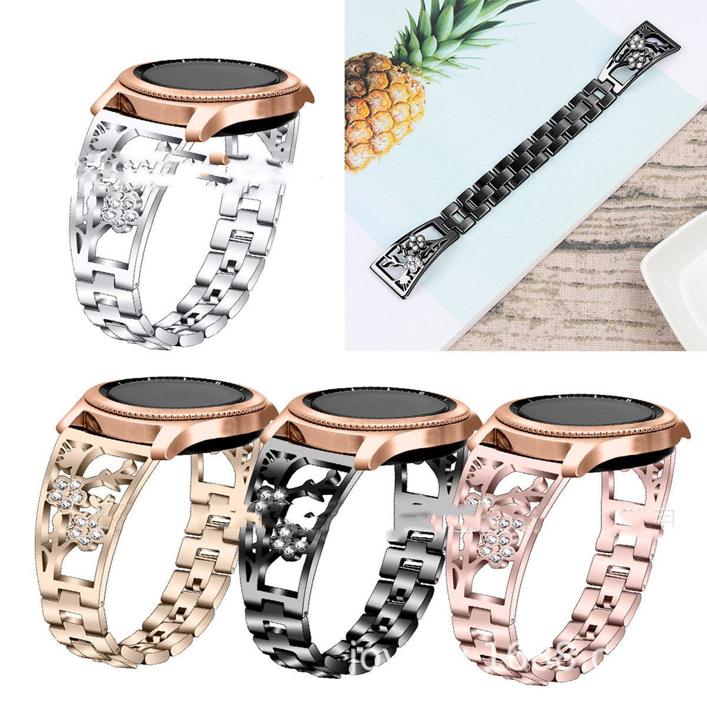 Pflaume Set Diamant Halb Armband Abnehmbares Uhrenarmband