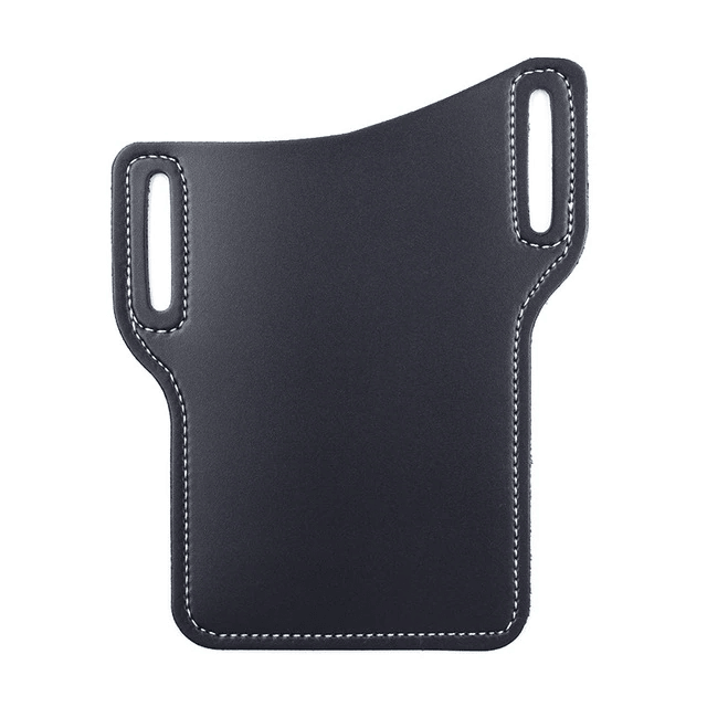 Sac de ceinture pour homme pour téléphone portable, pochette de taille en cuir, étui portefeuille