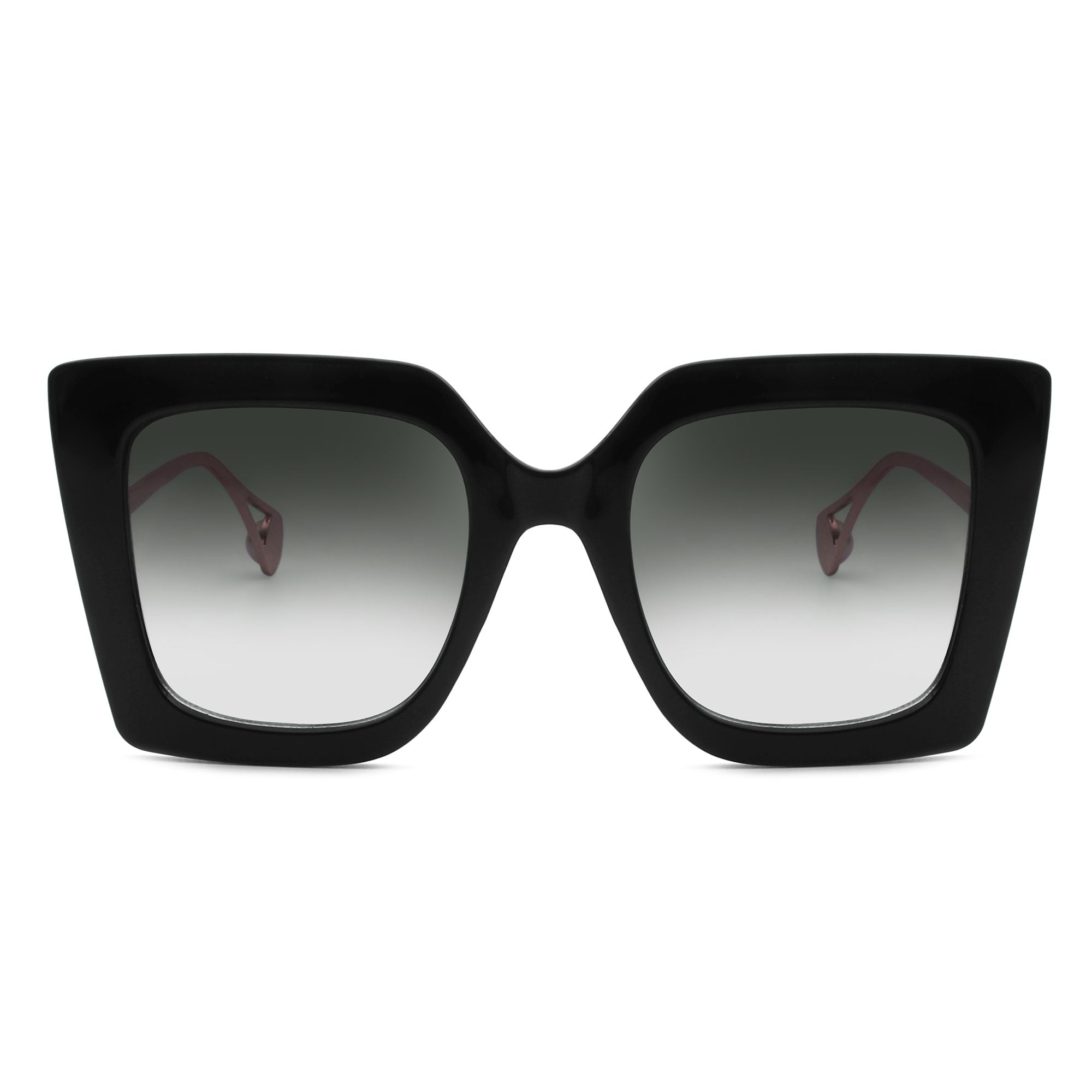 Damen-Luxus-Sonnenbrille im quadratischen Verlauf