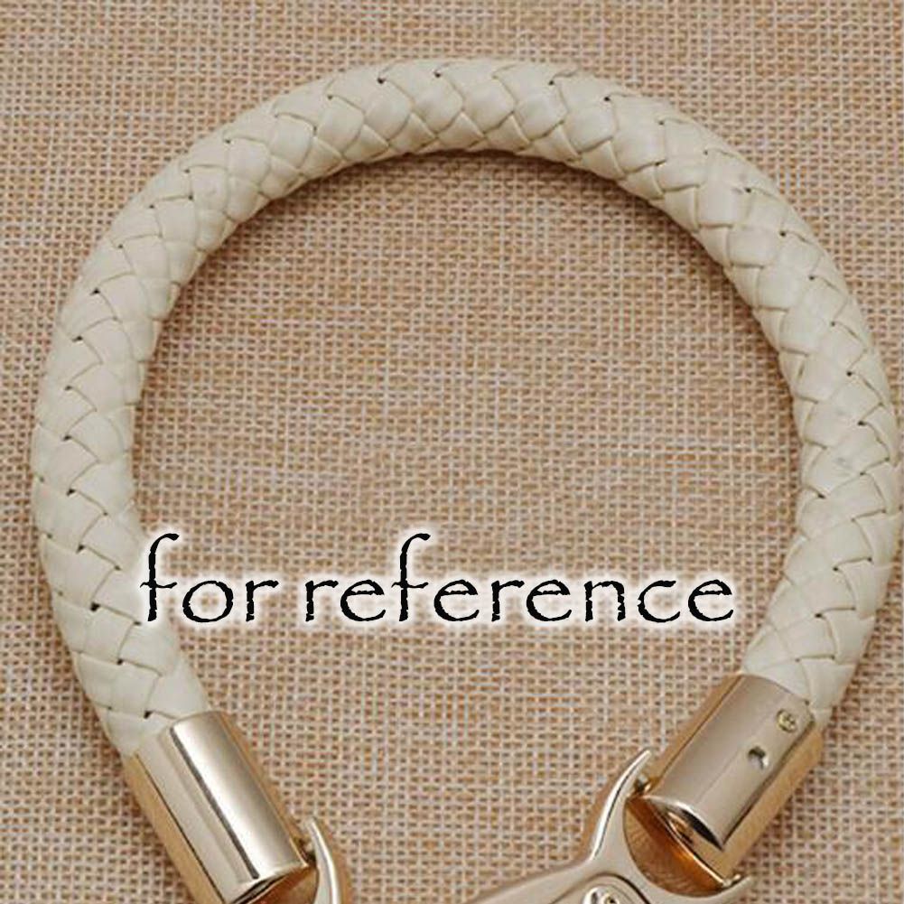 Beige PU-Leder Geldbörsenriemen Gewebter Clutch-Riemen Handtaschen-Zubehör DIY Bastel-Handtaschengriffriemen, 40 cm