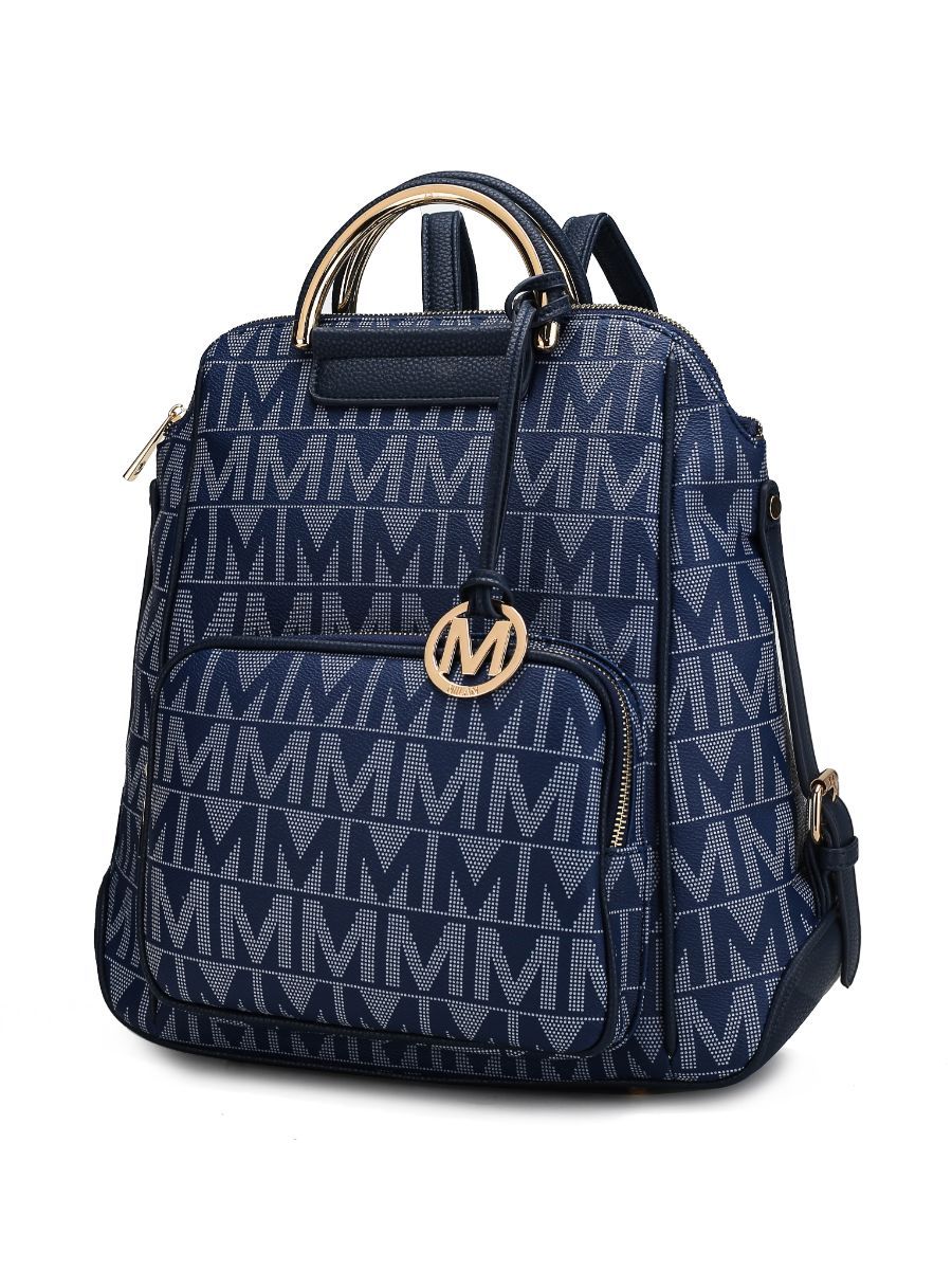 MKF Collection Cora Milan M Signature Modischer Rucksack von Mia K