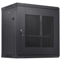 VEVOR 12U Wandschrank-Serverschrank, 39,4 cm Tiefe, Netzwerk-Rack-Gehäuse, trägt bis zu 90 kg, sicheres Verriegelungssystem, ideal für IT-Hardware, Audio-/Video-Komponenten