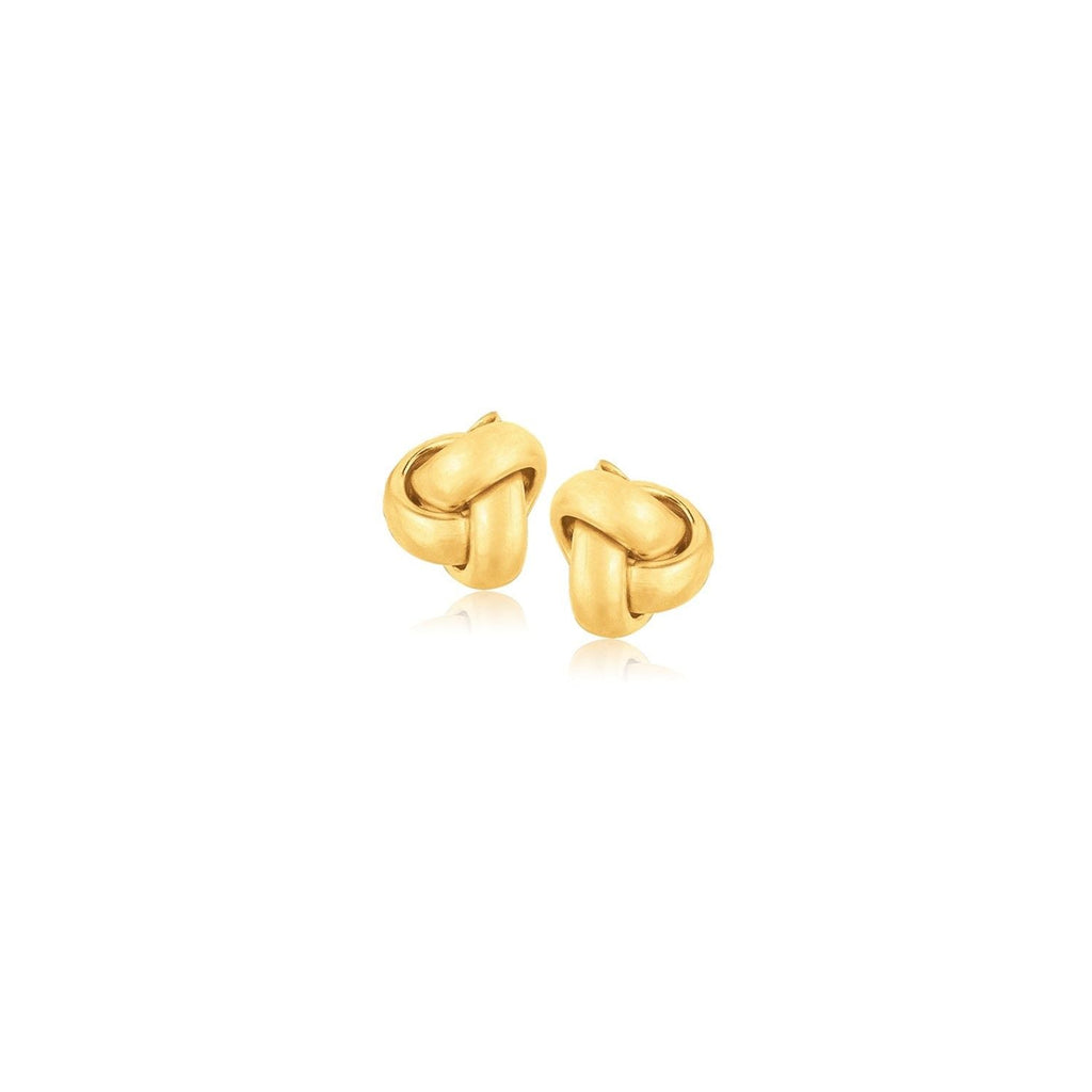 10 Karat Gelbgold Love Knot Ohrstecker (9mm)