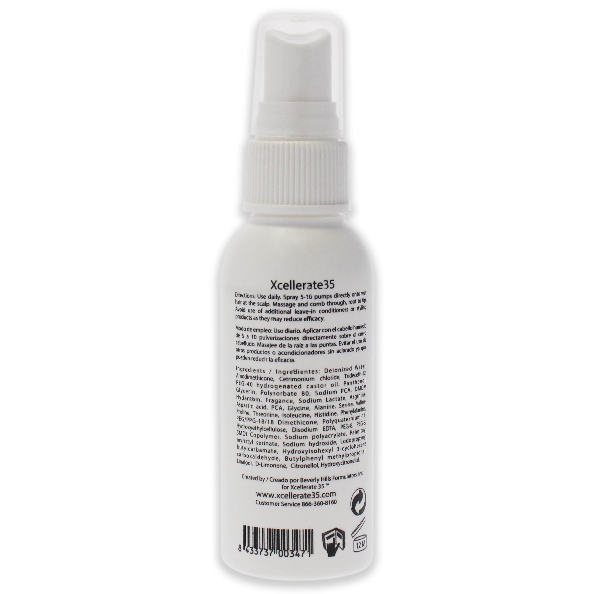 Xcellerate 35 Leave-In Hair Treatment - USA