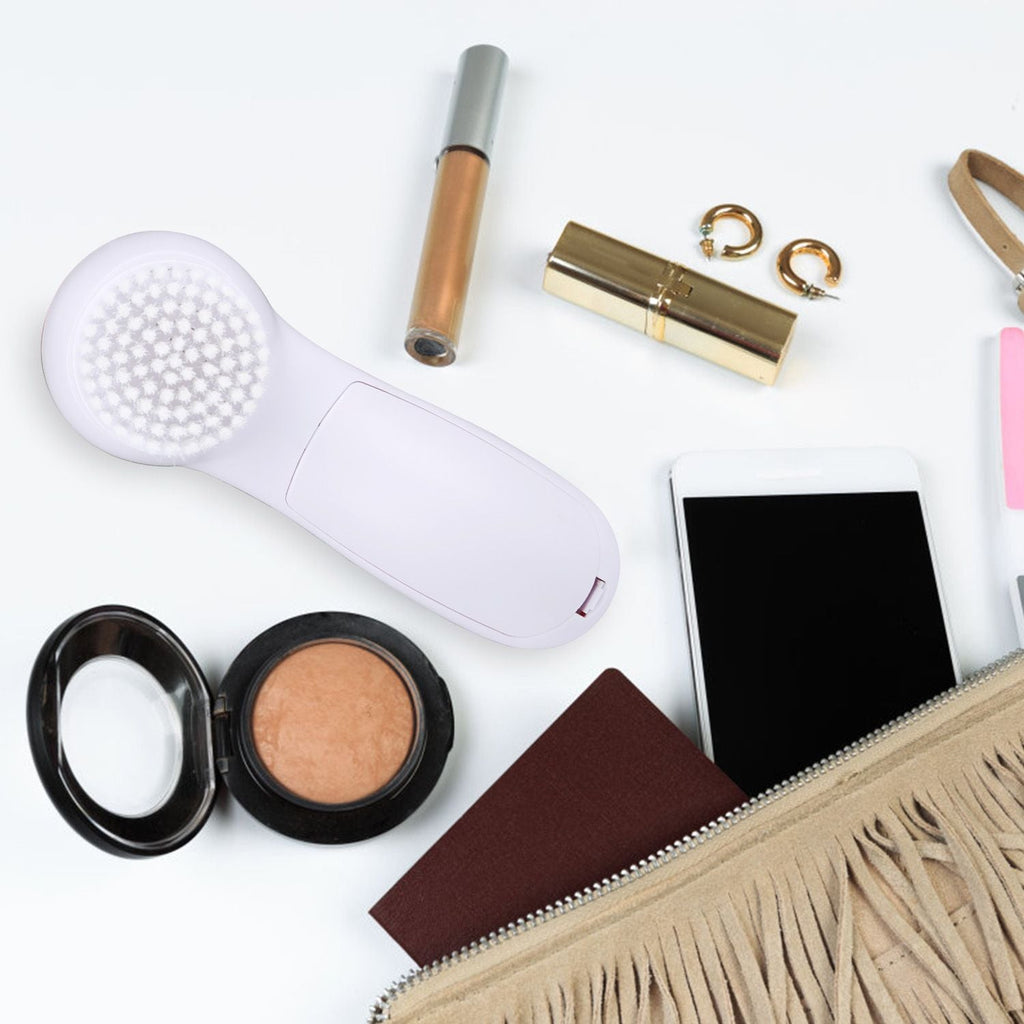 Brosse nettoyante visage électrique étanche avec 5 têtes de brosse pour femmes