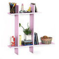 Trista - [Pale Pink-B] Lederregal / Bücherregal / Wandregal (4 St.)
