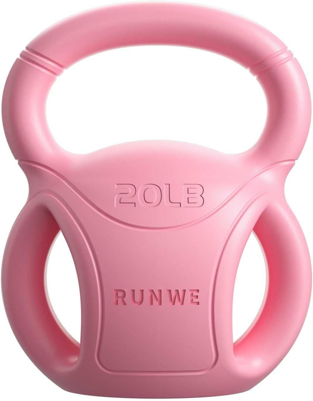 Kettlebells mit 3 Griffen – Gewichte für Frauen, Optionen 5, 10, 15 und 20 LB für Russian Twists, AB-Übungen, Gewichtheben und Core-Fitnessübungen für das Home Gym [einzeln verkauft]