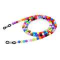 2 Stück bunte runde Perlen-Sonnenbrillenhalter Kette Brillen Lesebrillenkette Brillenband Halskette