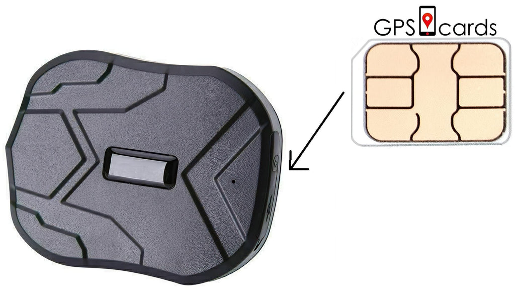 Carte SIM pour tracker GPS-408 grande batterie avec alarme de vibration et de mouvement
