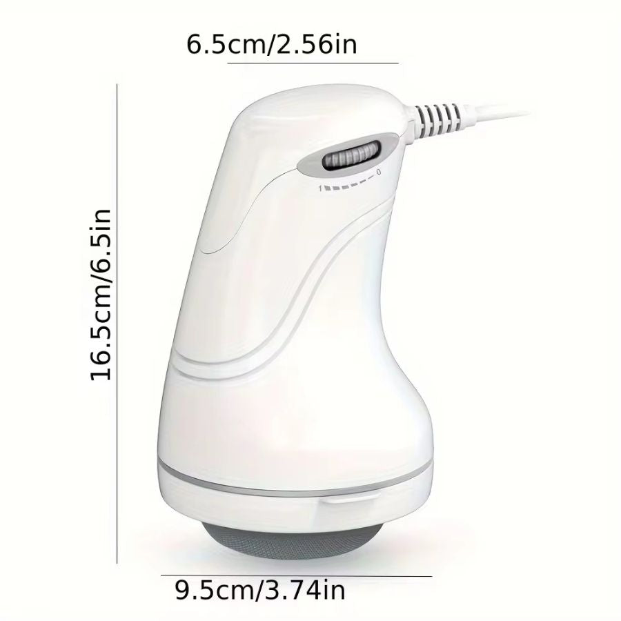 Körpermassagegerät mit 8 Aufsätzen Vibrationsmassagegerät für Körperformung Massagegerät Roller Schulter- und Nackenmassagegerät Handheld-Cellulite-Massagegerät zur Körperentspannung mit Gratisgeschenk