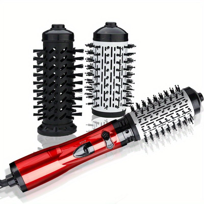2-in-1 Elektrischer rotierender Lockenkamm und Haartrockner für Salon-Qualität-Styling zu Hause