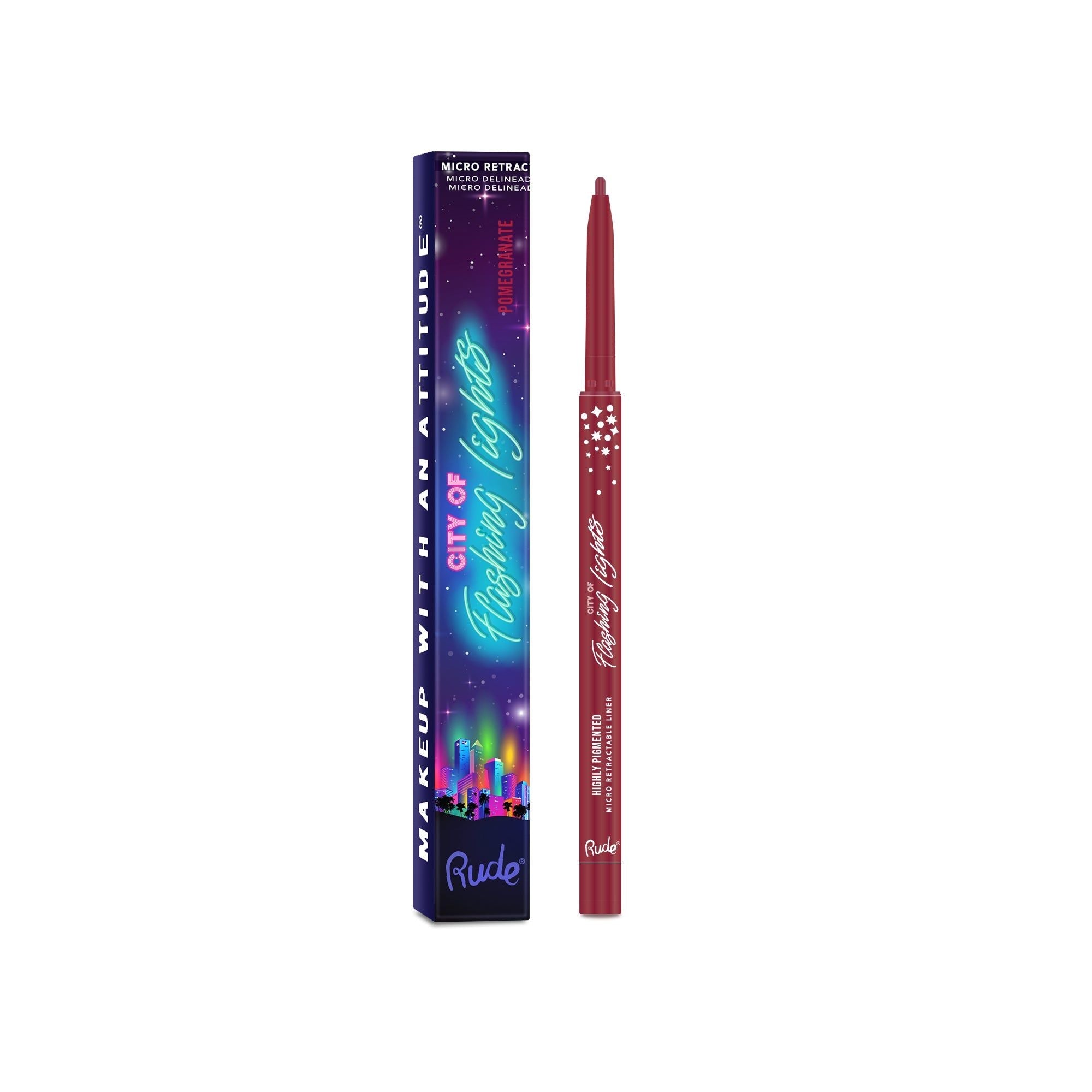 RUDE City of Flashing Lights Micro Eyeliner Rétractable