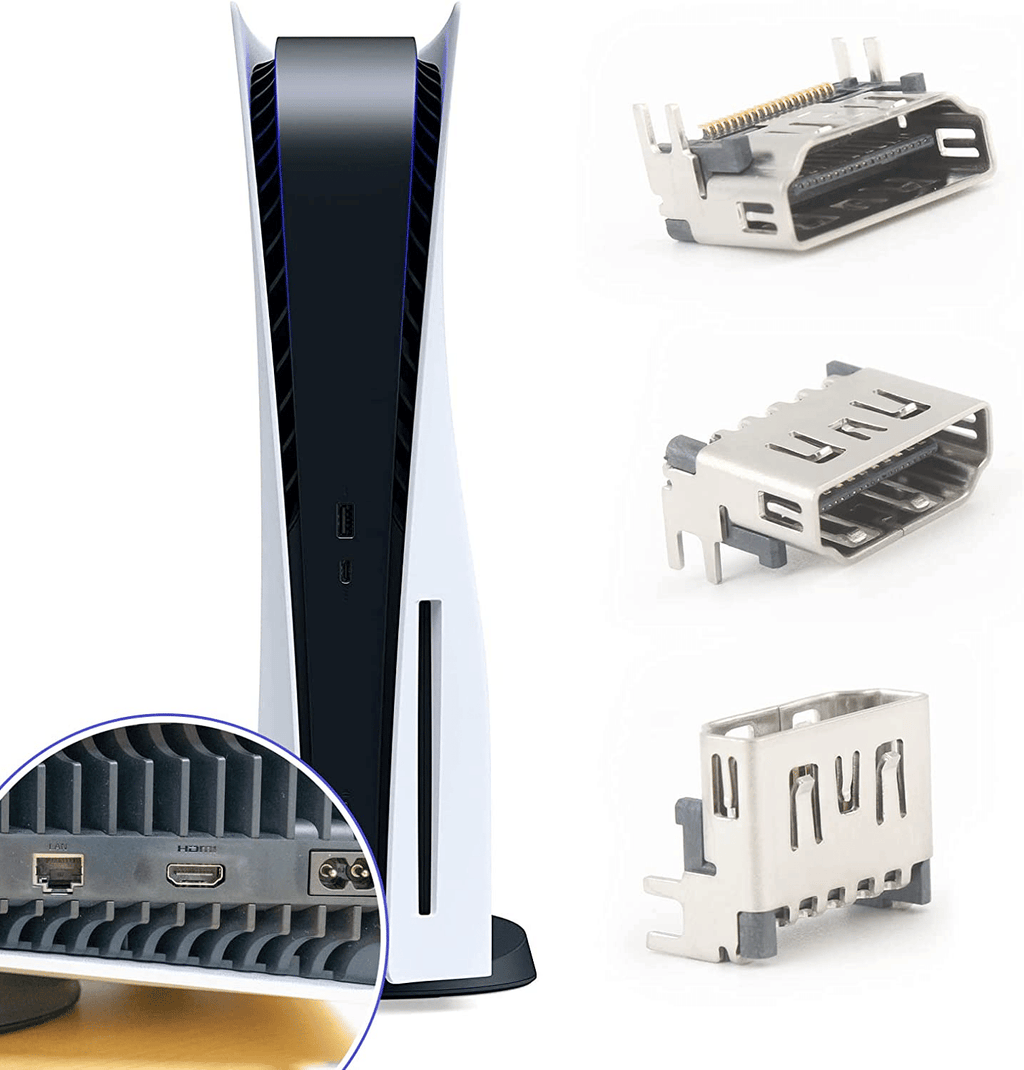 5er-Pack OEM HDMI-Anschlussbuchsen-Ersatz für Sony PlayStation 5 PS5 USA
